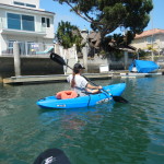 Cathy in Kayak